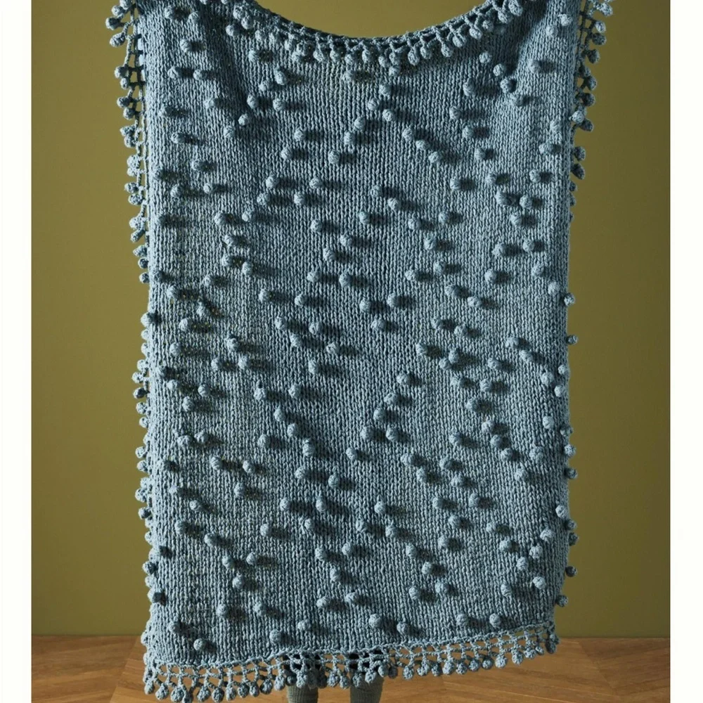 New🌟Amber Lewis for Anthropologie Knit Throw Blanket